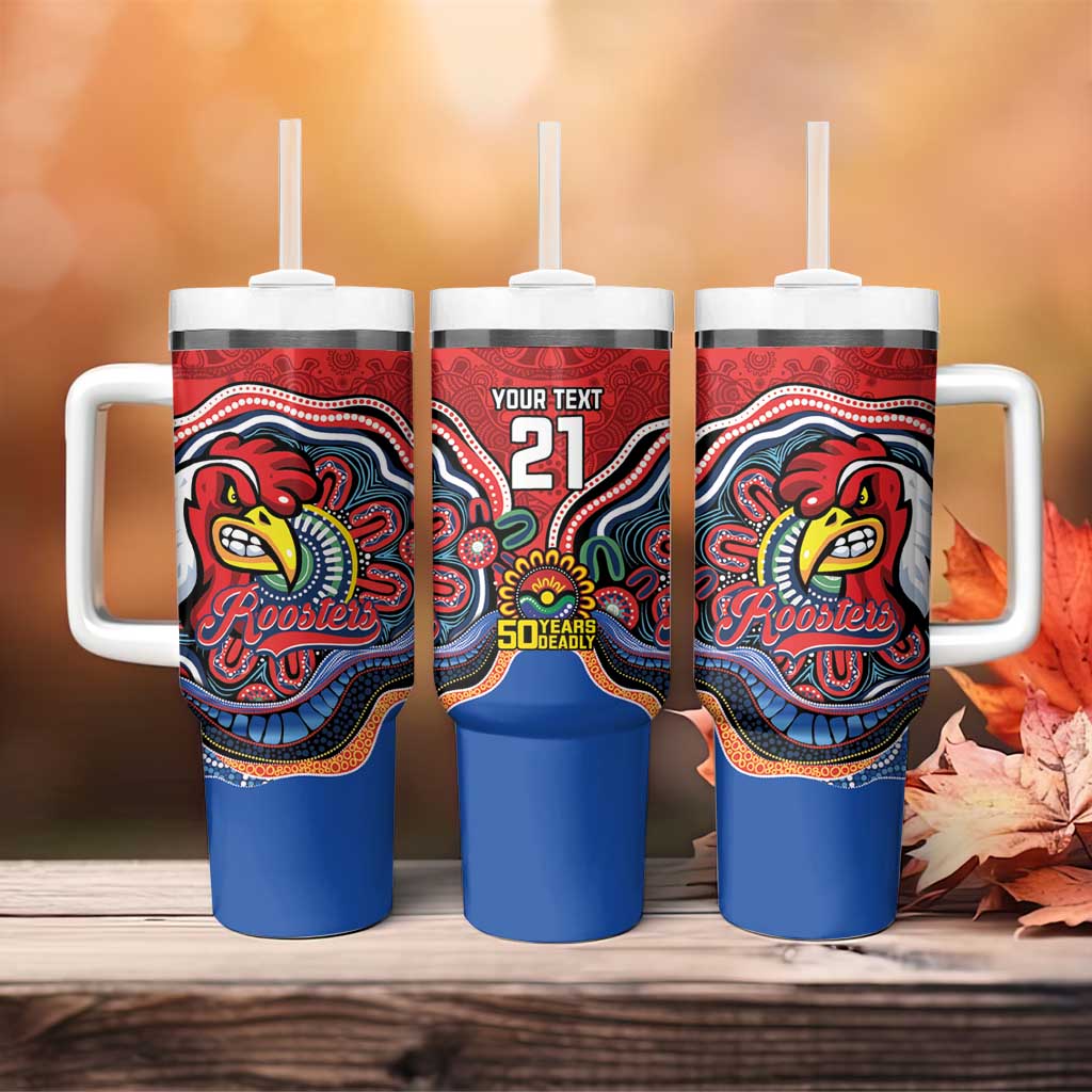 Custom Roosters Honouring First Nations Tumbler With Handle NAIDOC 2026 Deadly 50 Years