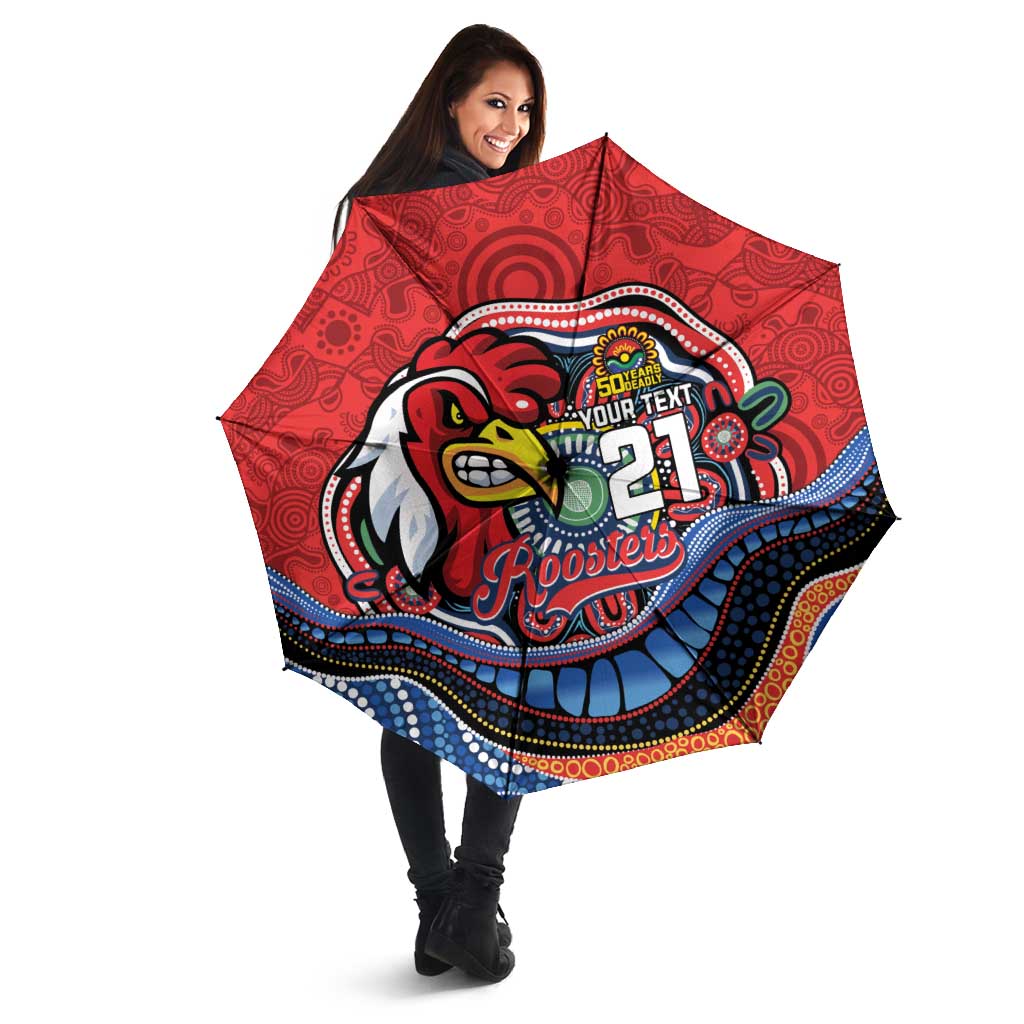 Custom Roosters Honouring First Nations Umbrella NAIDOC 2026 Deadly 50 Years