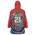 Custom Roosters Honouring First Nations Wearable Blanket Hoodie NAIDOC 2026 Deadly 50 Years