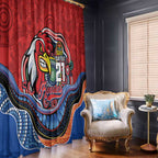 Custom Roosters Honouring First Nations Window Curtain NAIDOC 2026 Deadly 50 Years