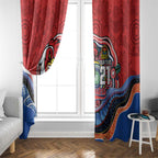 Custom Roosters Honouring First Nations Window Curtain NAIDOC 2026 Deadly 50 Years