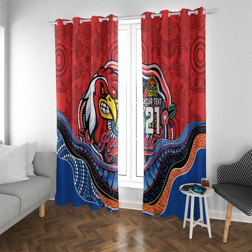 Custom Roosters Honouring First Nations Window Curtain NAIDOC 2026 Deadly 50 Years