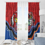 Custom Roosters Honouring First Nations Window Curtain NAIDOC 2026 Deadly 50 Years