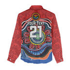 Custom Roosters Honouring First Nations Women Casual Shirt NAIDOC 2026 Deadly 50 Years