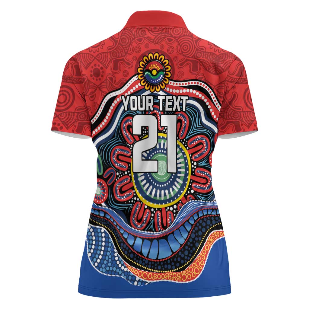 Custom Roosters Honouring First Nations Women Polo Shirt NAIDOC 2026 Deadly 50 Years