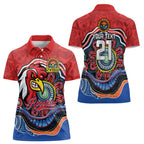 Custom Roosters Honouring First Nations Women Polo Shirt NAIDOC 2026 Deadly 50 Years