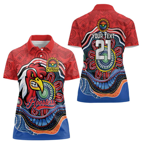 Custom Roosters Honouring First Nations Women Polo Shirt NAIDOC 2026 Deadly 50 Years