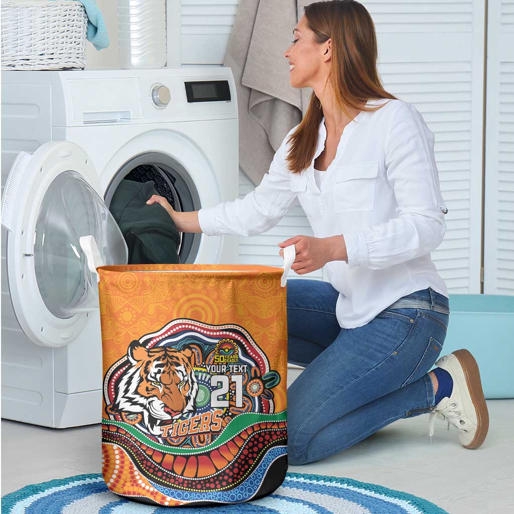 Custom Tigers Honouring First Nations Laundry Basket NAIDOC 2026 Deadly 50 Years