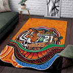 Custom Tigers Honouring First Nations Area Rug NAIDOC 2026 Deadly 50 Years