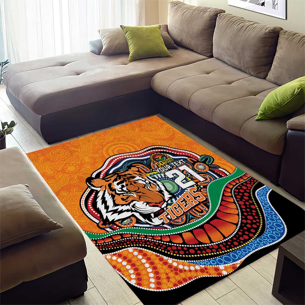 Custom Tigers Honouring First Nations Area Rug NAIDOC 2026 Deadly 50 Years