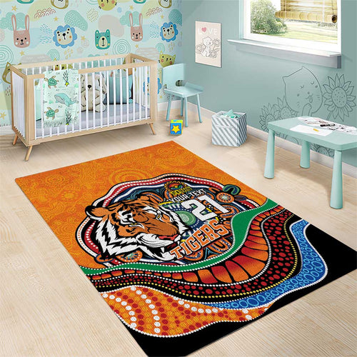 Custom Tigers Honouring First Nations Area Rug NAIDOC 2026 Deadly 50 Years