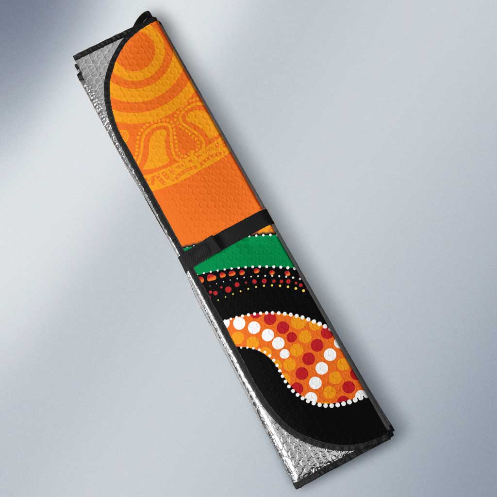 Custom Tigers Honouring First Nations Auto Sun Shade NAIDOC 2026 Deadly 50 Years