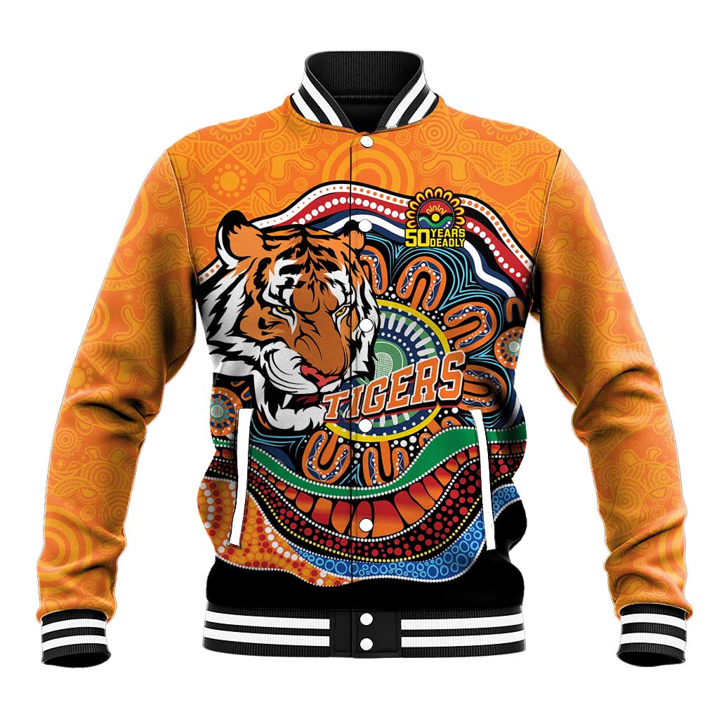 Custom Tigers Honouring First Nations Baseball Jacket NAIDOC 2026 Deadly 50 Years