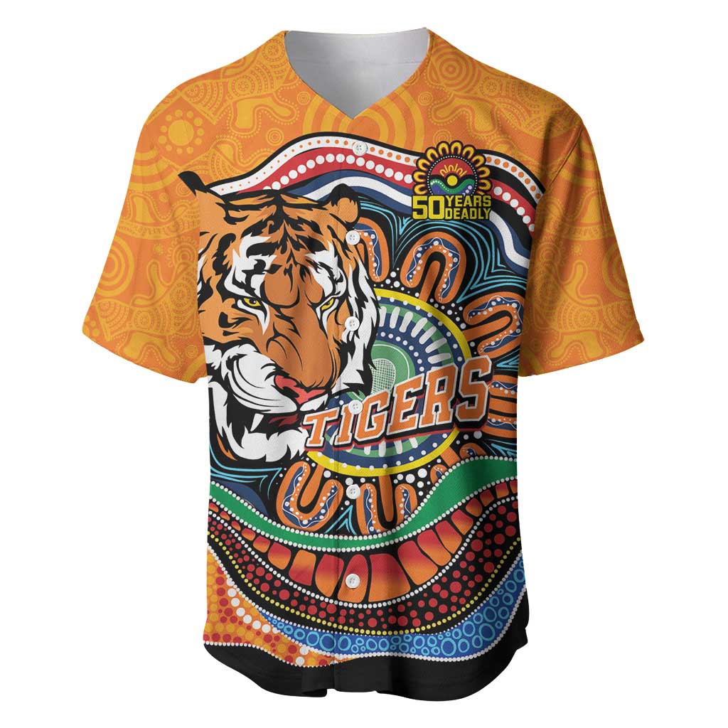 Custom Tigers Honouring First Nations Baseball Jersey NAIDOC 2026 Deadly 50 Years