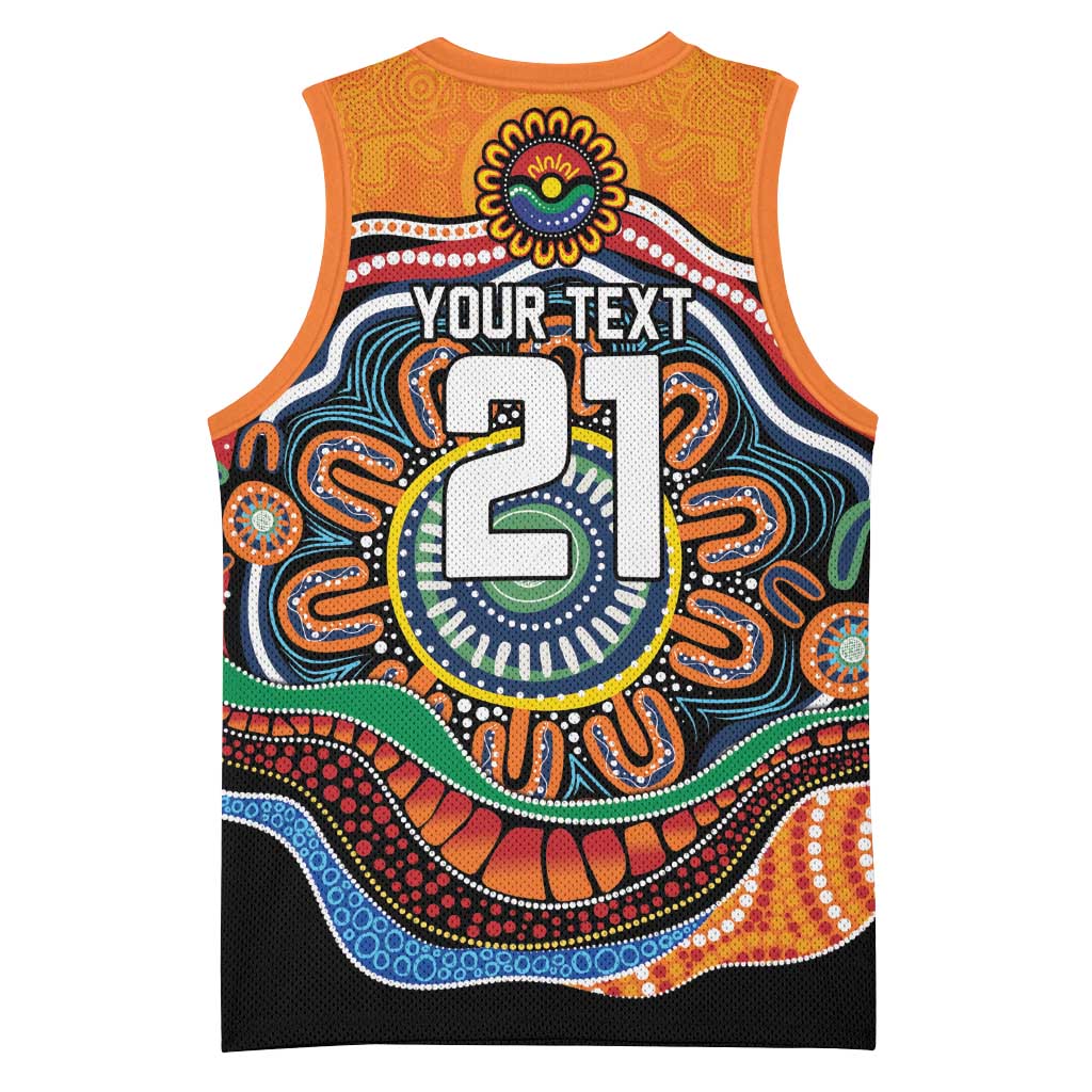 Custom Tigers Honouring First Nations Basketball Jersey NAIDOC 2026 Deadly 50 Years
