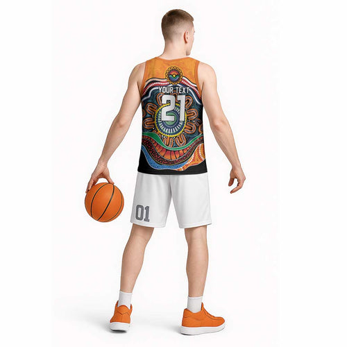 Custom Tigers Honouring First Nations Basketball Jersey NAIDOC 2026 Deadly 50 Years