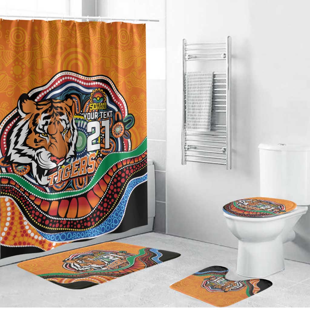 Custom Tigers Honouring First Nations Bathroom Set NAIDOC 2026 Deadly 50 Years