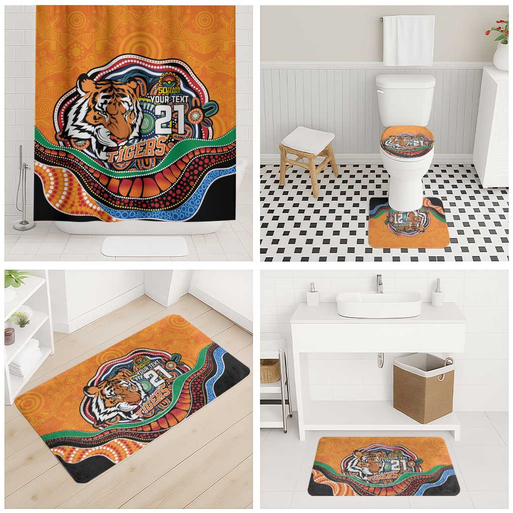 Custom Tigers Honouring First Nations Bathroom Set NAIDOC 2026 Deadly 50 Years