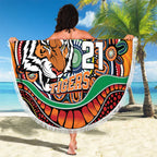 Custom Tigers Honouring First Nations Beach Blanket NAIDOC 2026 Deadly 50 Years