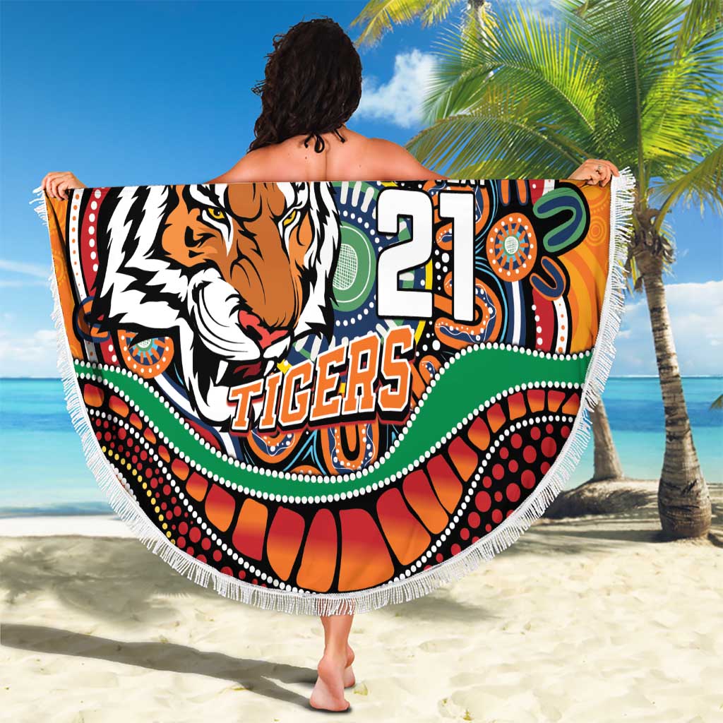 Custom Tigers Honouring First Nations Beach Blanket NAIDOC 2026 Deadly 50 Years
