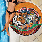 Custom Tigers Honouring First Nations Beach Blanket NAIDOC 2026 Deadly 50 Years
