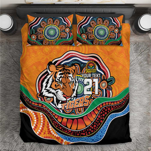 Custom Tigers Honouring First Nations Bedding Set NAIDOC 2026 Deadly 50 Years