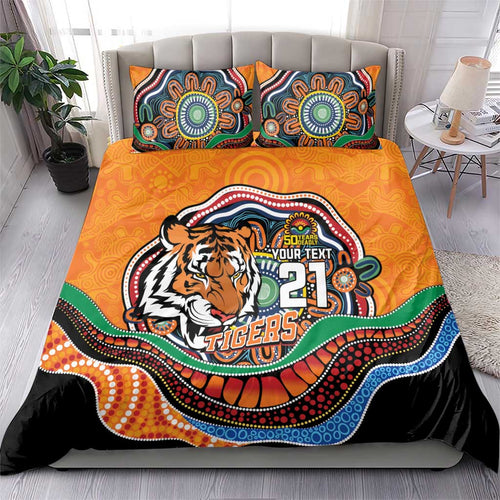 Custom Tigers Honouring First Nations Bedding Set NAIDOC 2026 Deadly 50 Years