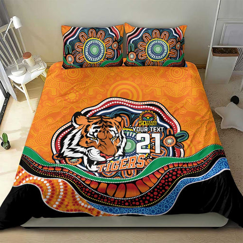 Custom Tigers Honouring First Nations Bedding Set NAIDOC 2026 Deadly 50 Years