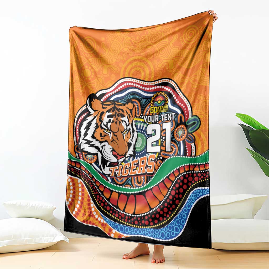 Custom Tigers Honouring First Nations Blanket NAIDOC 2026 Deadly 50 Years