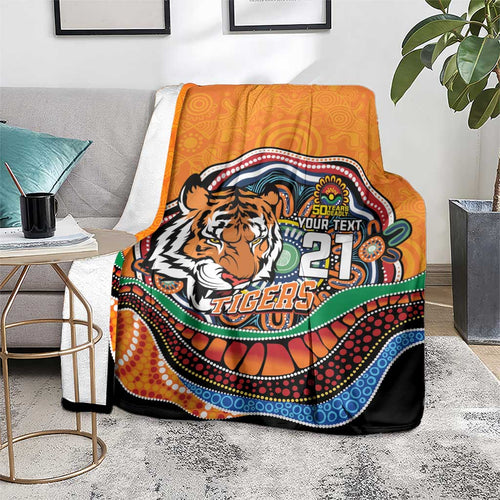 Custom Tigers Honouring First Nations Blanket NAIDOC 2026 Deadly 50 Years