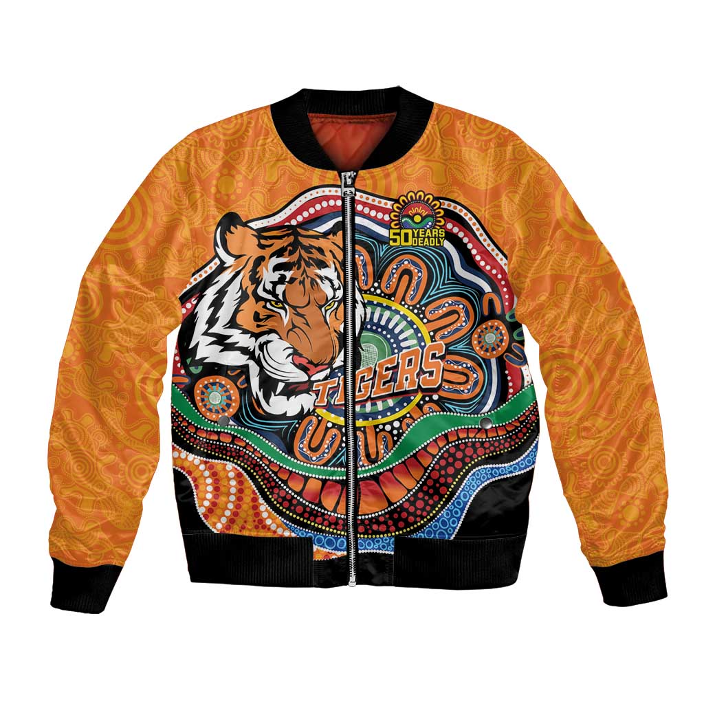 Custom Tigers Honouring First Nations Bomber Jacket NAIDOC 2026 Deadly 50 Years