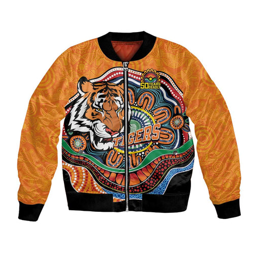 Custom Tigers Honouring First Nations Bomber Jacket NAIDOC 2026 Deadly 50 Years