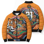 Custom Tigers Honouring First Nations Bomber Puffer Jacket NAIDOC 2026 Deadly 50 Years