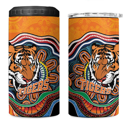 Custom Tigers Honouring First Nations 4 in 1 Can Cooler Tumbler NAIDOC 2026 Deadly 50 Years