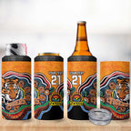 Custom Tigers Honouring First Nations 4 in 1 Can Cooler Tumbler NAIDOC 2026 Deadly 50 Years