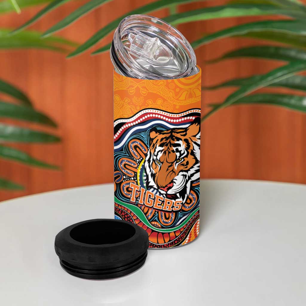 Custom Tigers Honouring First Nations 4 in 1 Can Cooler Tumbler NAIDOC 2026 Deadly 50 Years