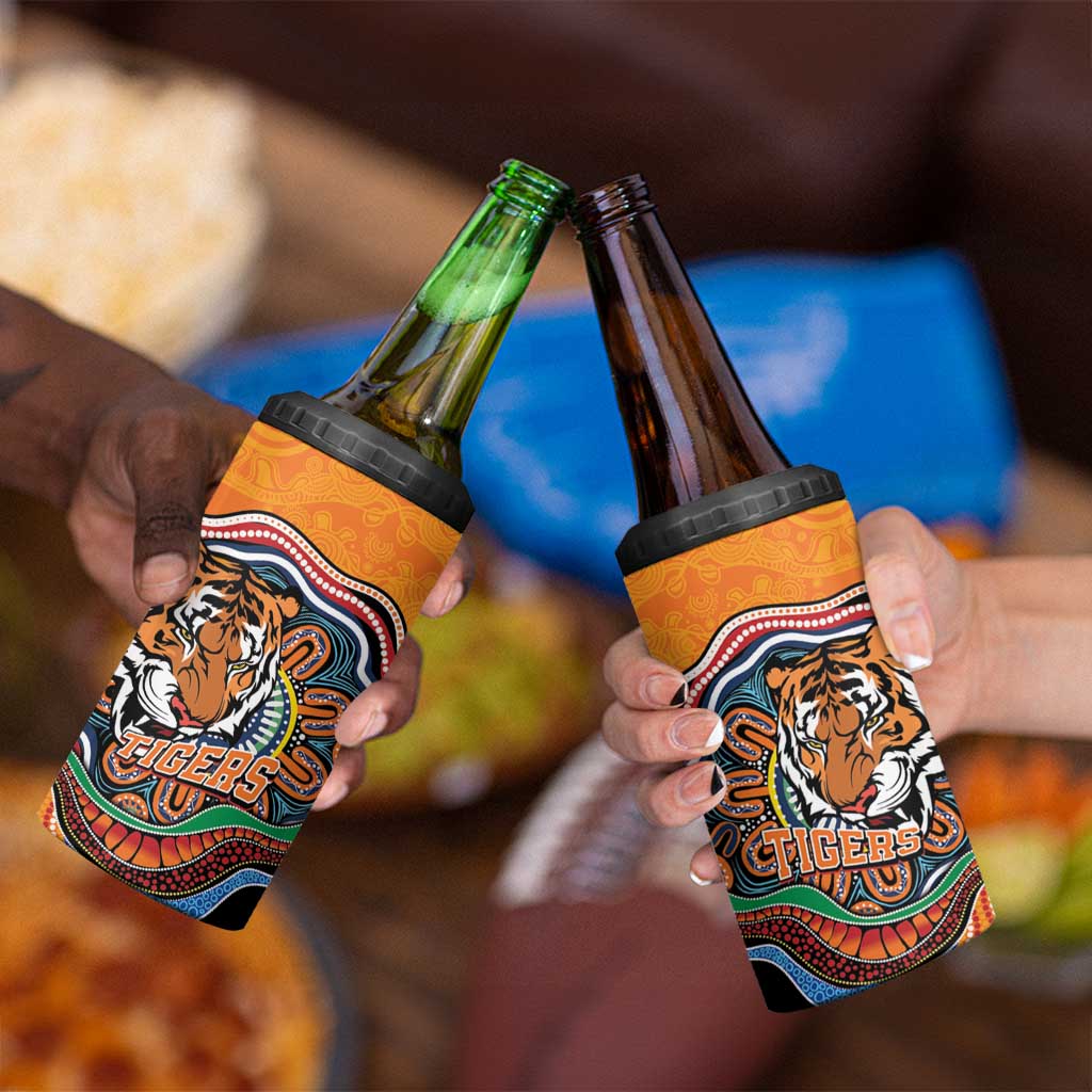 Custom Tigers Honouring First Nations 4 in 1 Can Cooler Tumbler NAIDOC 2026 Deadly 50 Years
