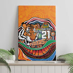Custom Tigers Honouring First Nations Canvas Wall Art NAIDOC 2026 Deadly 50 Years