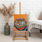 Custom Tigers Honouring First Nations Canvas Wall Art NAIDOC 2026 Deadly 50 Years