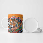 Custom Tigers Honouring First Nations Ceramic Mug NAIDOC 2026 Deadly 50 Years