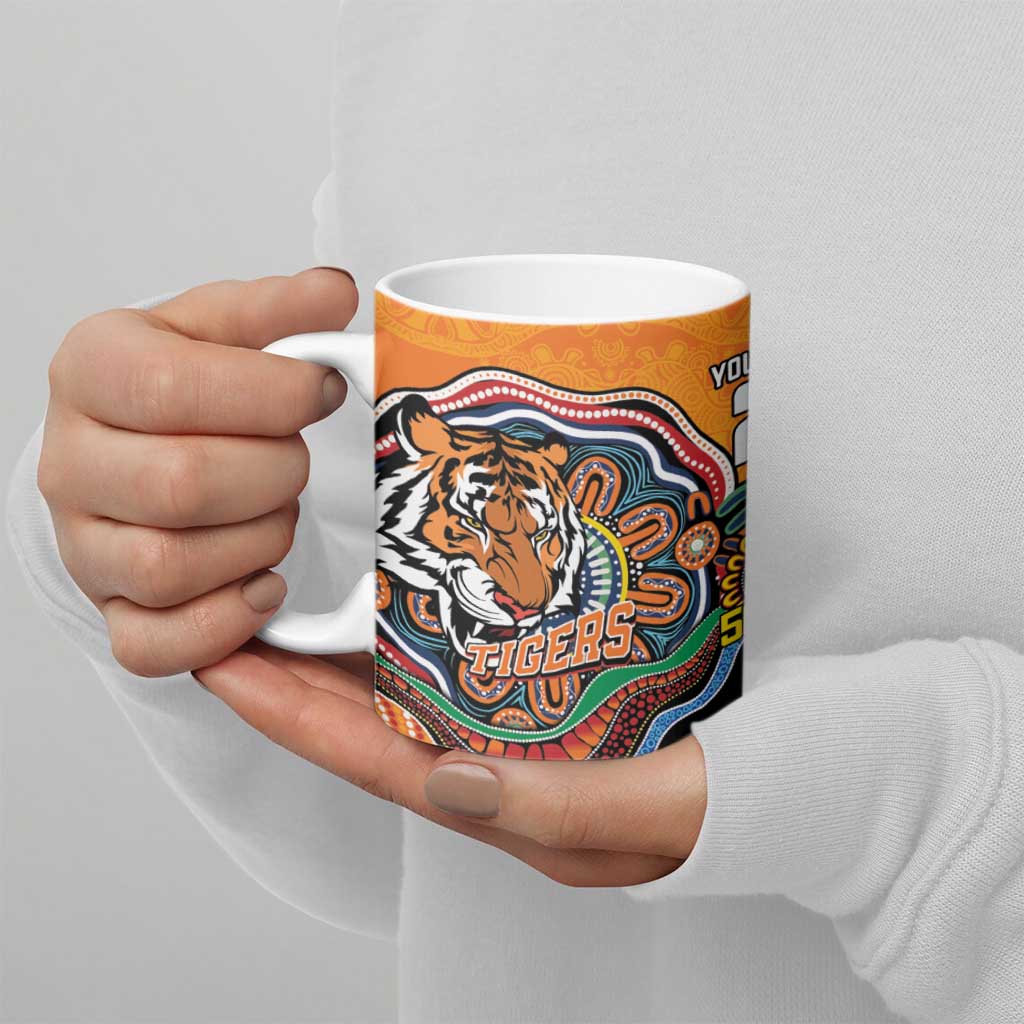 Custom Tigers Honouring First Nations Ceramic Mug NAIDOC 2026 Deadly 50 Years