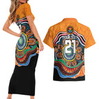 Custom Tigers Honouring First Nations Couples Matching Short Sleeve Bodycon Dress and Hawaiian Shirt NAIDOC 2026 Deadly 50 Years