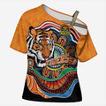 Custom Tigers Honouring First Nations Cross Shoulder Shirt NAIDOC 2026 Deadly 50 Years