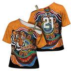 Custom Tigers Honouring First Nations Cross Shoulder Shirt NAIDOC 2026 Deadly 50 Years
