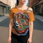 Custom Tigers Honouring First Nations Cross Shoulder Shirt NAIDOC 2026 Deadly 50 Years