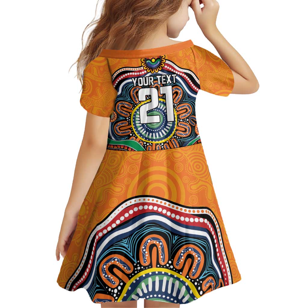 Custom Tigers Honouring First Nations Family Matching Off Shoulder Maxi Dress and Hawaiian Shirt NAIDOC 2026 Deadly 50 Years