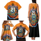 Custom Tigers Honouring First Nations Family Matching Tank Maxi Dress and Hawaiian Shirt NAIDOC 2026 Deadly 50 Years