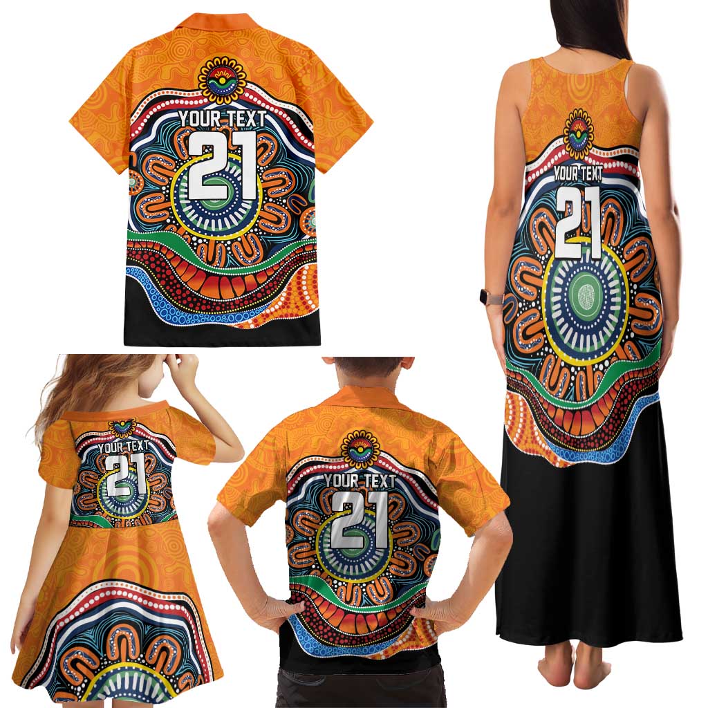 Custom Tigers Honouring First Nations Family Matching Tank Maxi Dress and Hawaiian Shirt NAIDOC 2026 Deadly 50 Years