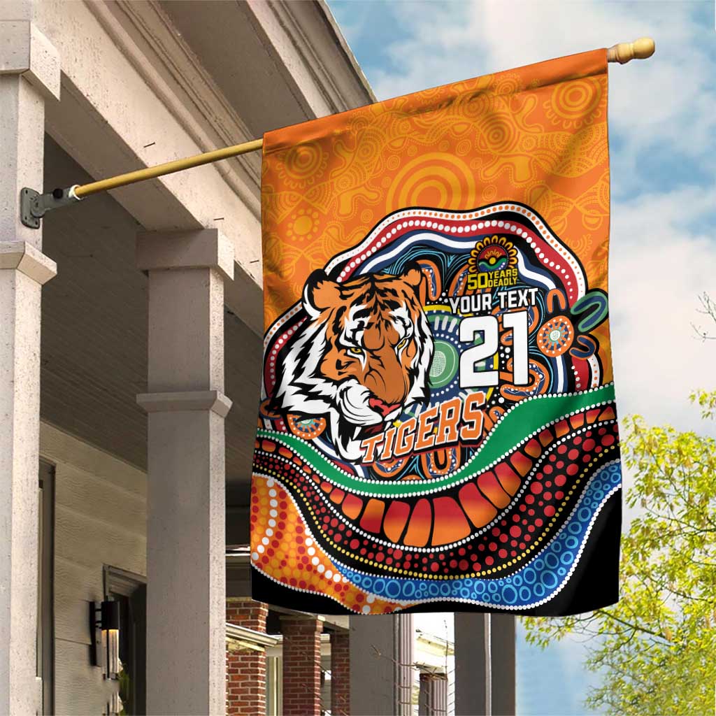 Custom Tigers Honouring First Nations Garden Flag NAIDOC 2026 Deadly 50 Years