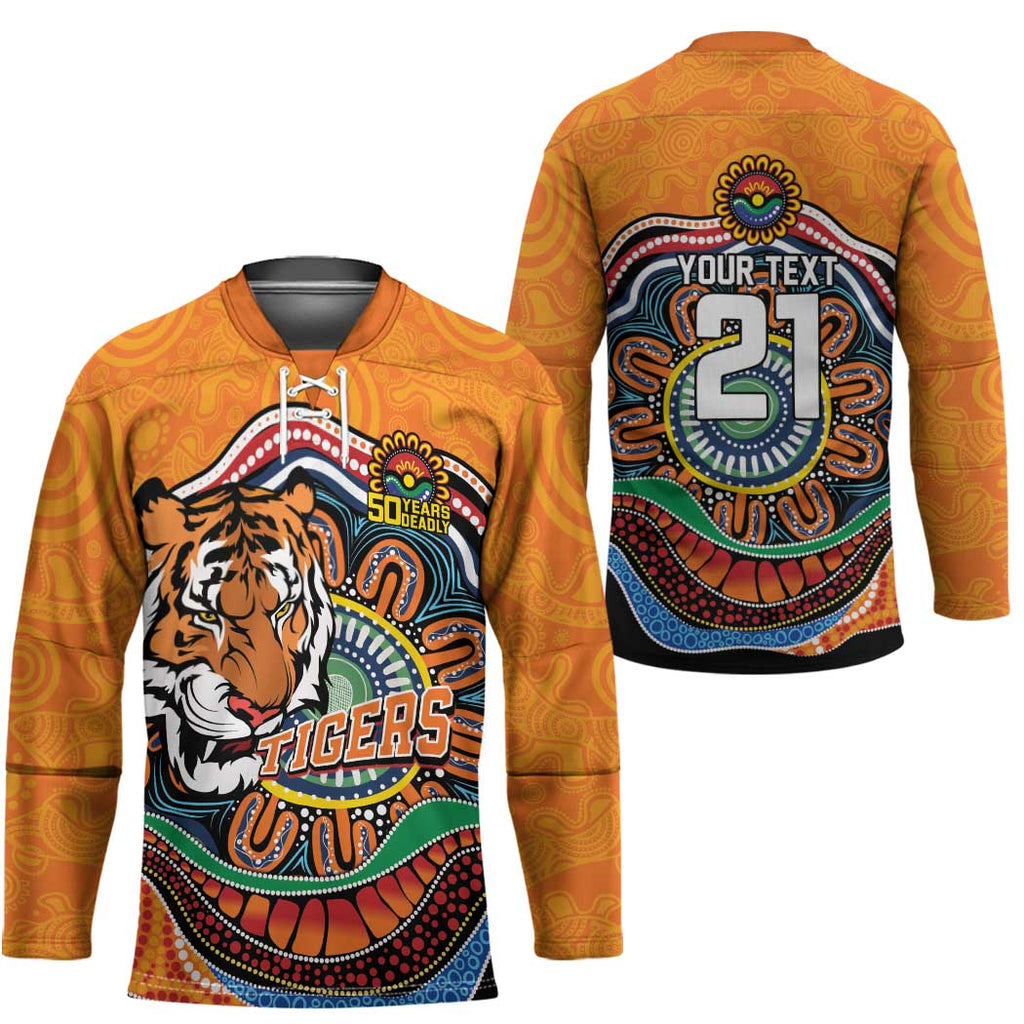Custom Tigers Honouring First Nations Hockey Jersey NAIDOC 2026 Deadly 50 Years